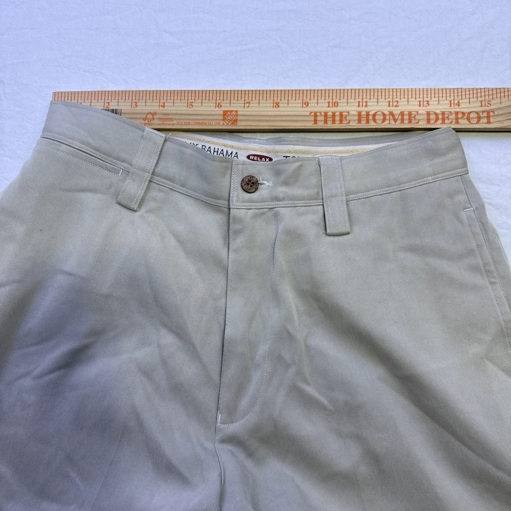 Tommy Bahama Relax Shorts Mens 30  100% Zip Fly Tan VACATION